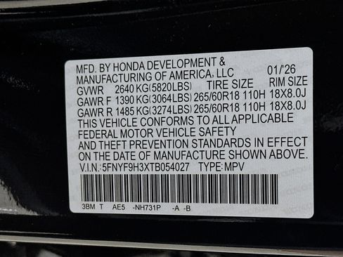 New 2026 Honda Passport RTL image 30