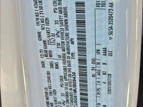 Used 2021 Ford Escape SE w/ Convenience Package FWD image 21