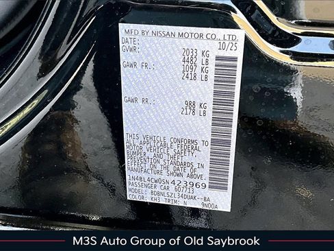 New 2025 Nissan Altima 2.5 SR w/ SR Premium Package image 8