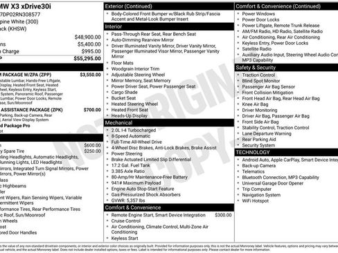 Used 2024 BMW X3 xDrive30i w/ Premium Package w/ZPA image 44