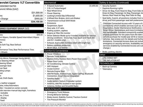 Used 2019 Chevrolet Camaro LT image 31