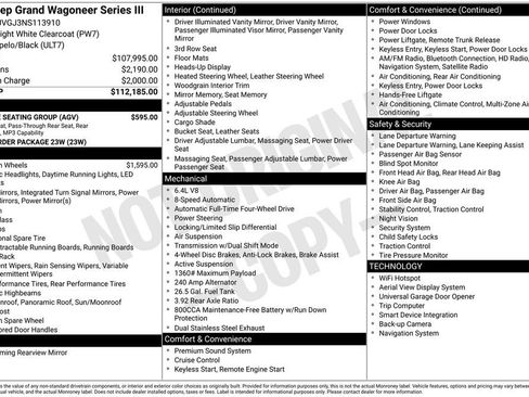 Used 2022 Jeep Grand Wagoneer Series III w/ Flexible Seating Group image 17
