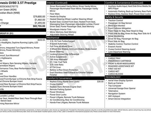 Used 2025 Genesis GV80 3.5T Prestige image 5