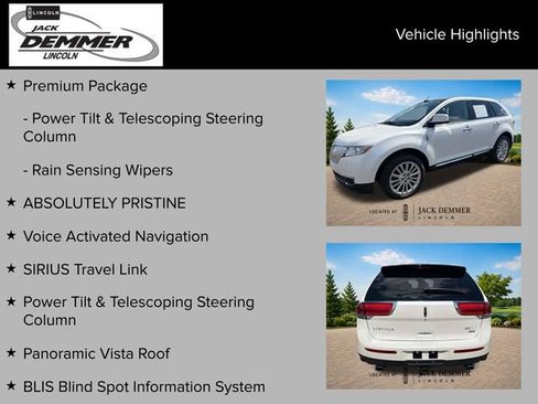 Used 2011 Lincoln MKX AWD w/ 102A Rapid Spec Order Code image 26