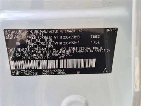 Used 2015 Toyota RAV4 Limited w/ Technology Package FWD image 13