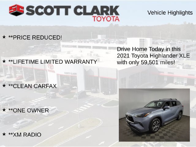 Used 2021 Toyota Highlander XLE FWD image 12