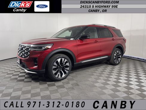 New 2026 Ford Explorer Platinum w/ LUX Leather Package AWD/4WD image 1