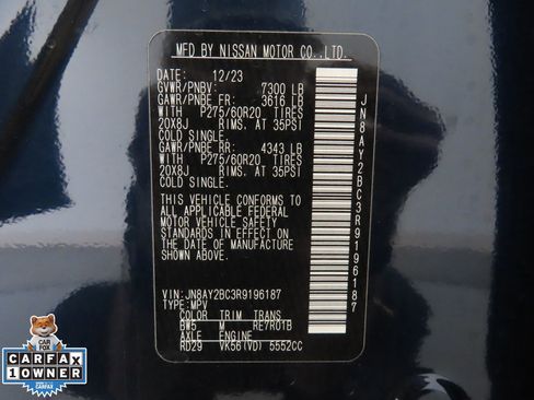 Used 2024 Nissan Armada SL w/ Cargo Package image 32