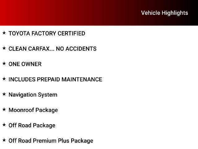 Certified 2023 Toyota 4Runner TRD Off-Road Premium w/ Off Road Premium Plus Package AWD/4WD image 25