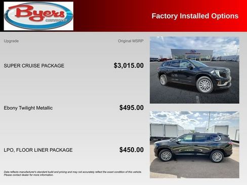 Used 2026 GMC Acadia Denali w/ Super Cruise Package AWD/4WD image 10