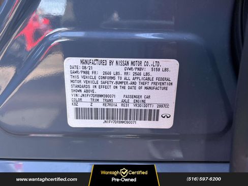 Used 2022 INFINITI Q50 Red Sport 400 w/ Cargo Package image 19