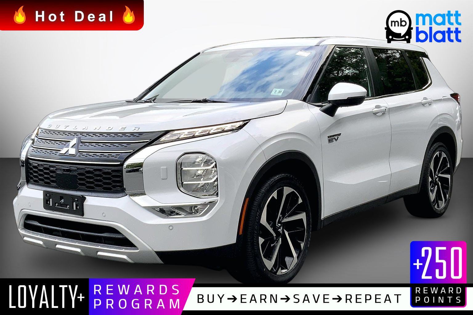 Used 2025 Mitsubishi Outlander 4WD Plug-In Hybrid image 1