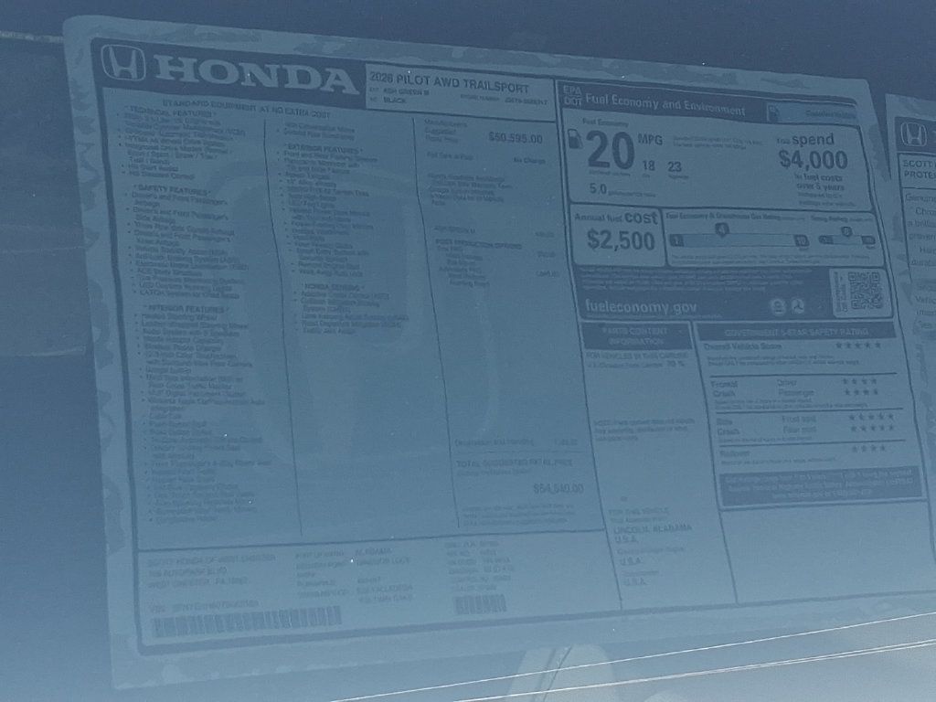 New 2026 Honda Pilot TrailSport image 3