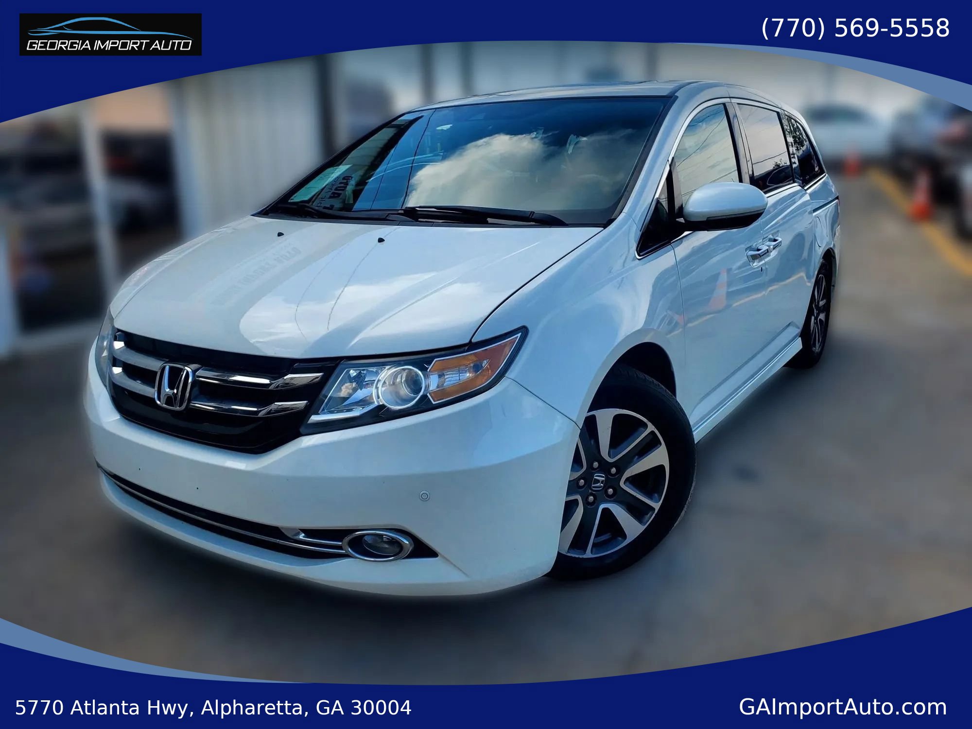 Used 2015 Honda Odyssey Touring Elite image 1