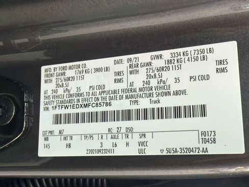 Used 2021 Ford F150 Lariat AWD/4WD image 25