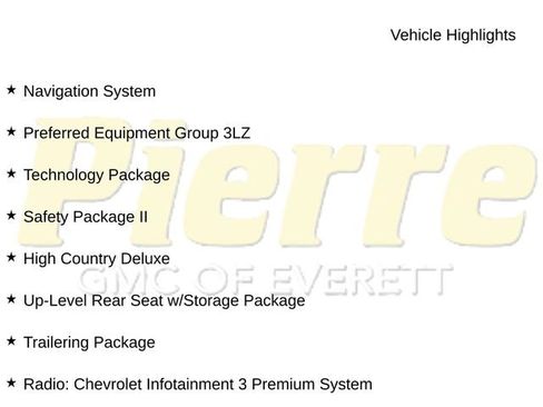 Used 2019 Chevrolet Silverado 1500 High Country w/ Technology Package AWD/4WD image 3