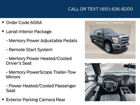 Used 2014 Ford F250 Lariat w/ Chrome Package image 10