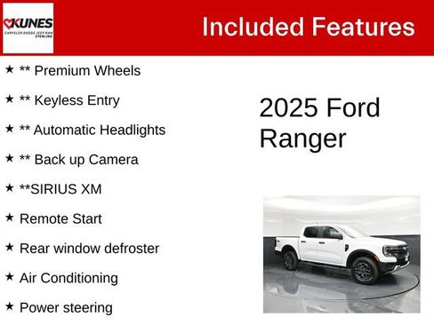 Used 2025 Ford Ranger XLT w/ FX4 Off-Road Package AWD/4WD image 4