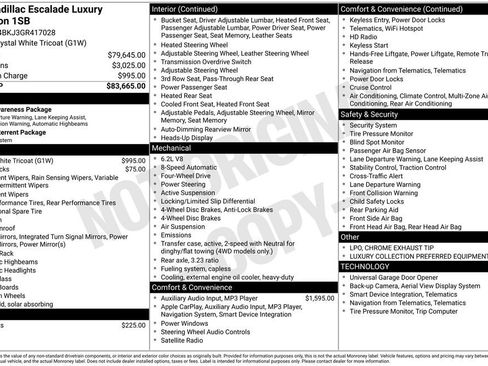 Used 2016 Cadillac Escalade Luxury image 45