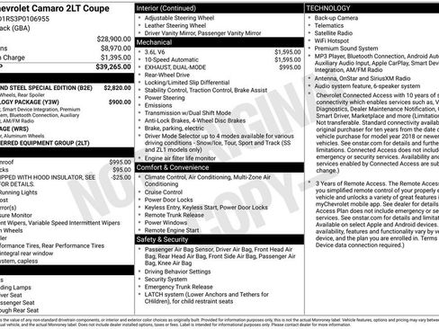 Used 2023 Chevrolet Camaro LT RWD image 32