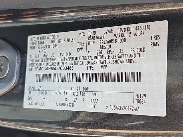 Used 2020 Ford Escape SEL FWD image 30