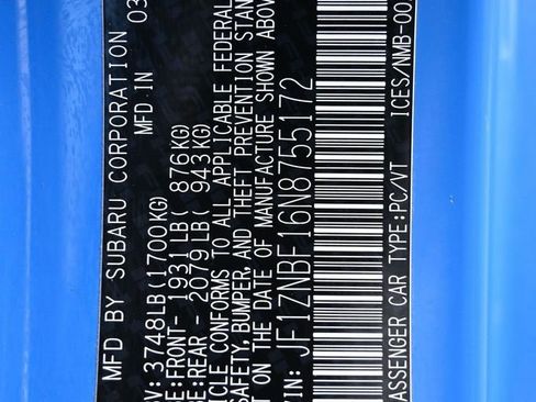 Used 2022 Toyota GR86 Premium w/ ALL Weather Mat Package (TMS) image 40