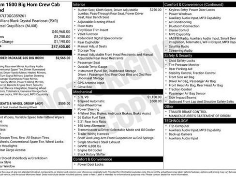 Used 2016 RAM 1500 Big Horn image 6