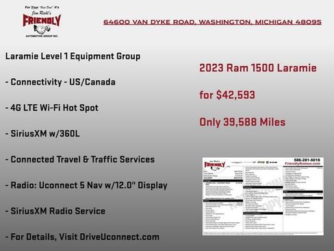 Used 2023 RAM 1500 Laramie AWD/4WD image 6