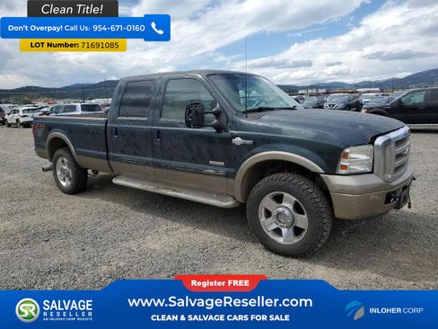 Used 2006 Ford F250 4x4 Crew Cab Super Duty image 5