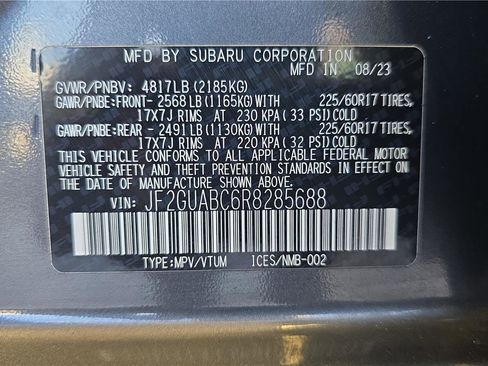 Used 2024 Subaru Crosstrek 2.0i image 22