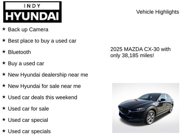 Used 2025 MAZDA CX-30 AWD 2.5 S w/ Preferred Package image 7