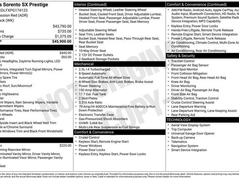 Certified 2023 Kia Sorento SX AWD/4WD image 39