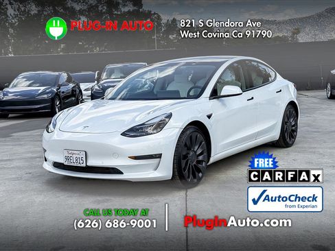 Used 2022 Tesla Model 3 Performance AWD/4WD image 1