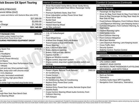 New 2026 Buick Encore GX Sport Touring w/ Comfort Package image 27