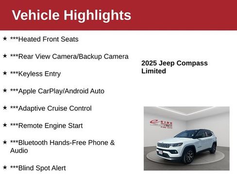 Used 2025 Jeep Compass Limited image 3