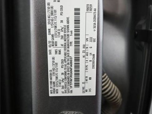 Used 2022 Ford F150 Raptor w/ Equipment Group 801A High image 15