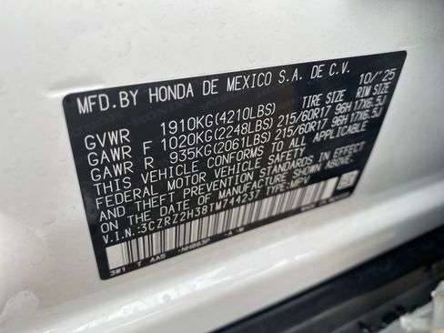 Certified 2026 Honda HR-V LX image 39