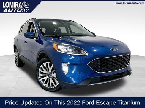 Used 2022 Ford Escape Titanium w/ Class II Trailer Tow Package AWD/4WD image 1