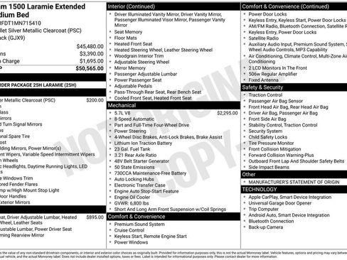 Certified 2021 RAM 1500 Laramie AWD/4WD image 6