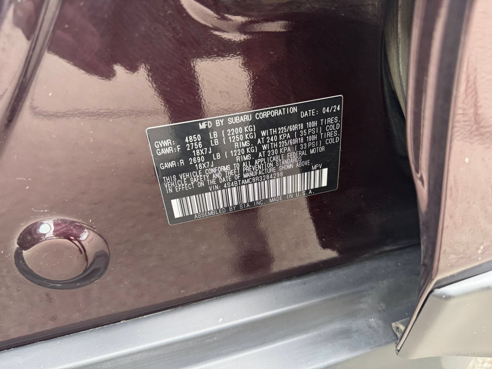 Used 2024 Subaru Outback Limited w/ Popular Package #2 AWD/4WD image 29