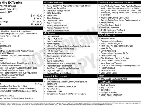 Certified 2023 Kia Niro EX Touring FWD image 37
