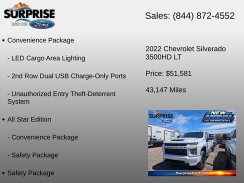 Used 2022 Chevrolet Silverado 3500 LT w/ All Star Edition AWD/4WD image 16