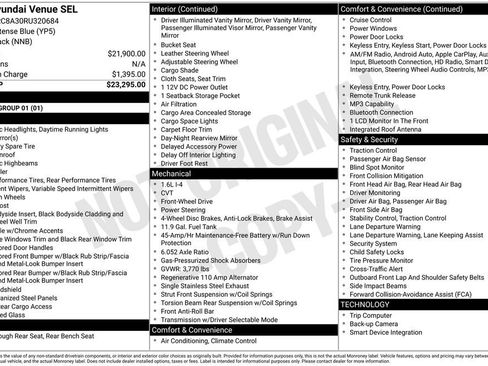 Used 2024 Hyundai Venue SEL image 35