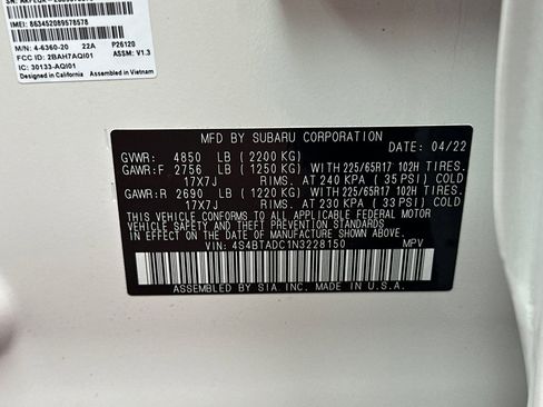 Used 2022 Subaru Outback Premium AWD/4WD image 38