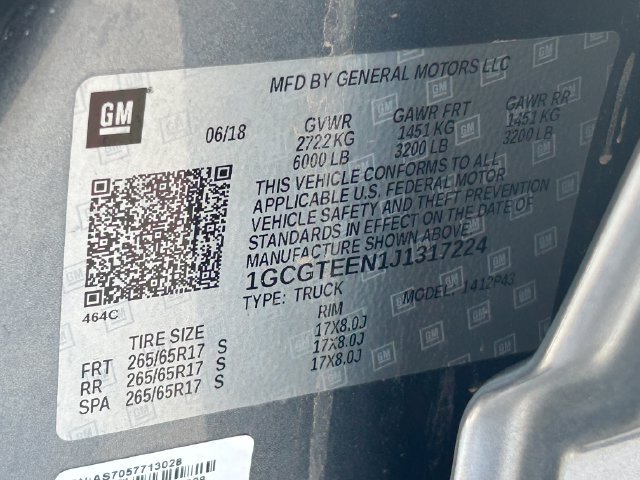 Used 2018 Chevrolet Colorado ZR2 AWD/4WD image 38