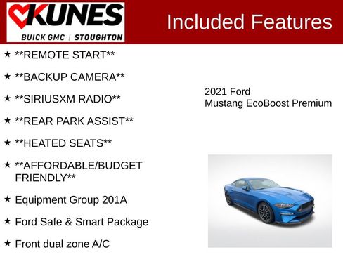 Used 2021 Ford Mustang Premium image 2