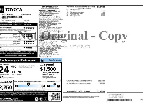 Used 2024 Toyota Highlander Platinum image 4