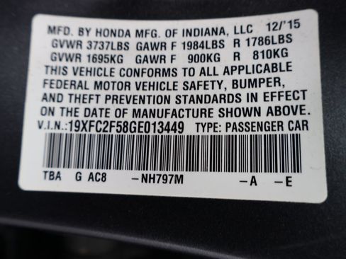 Used 2016 Honda Civic LX image 13