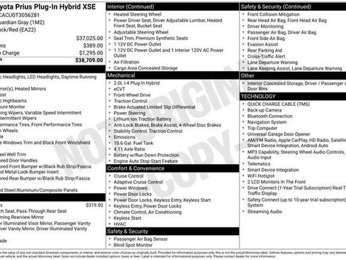 Used 2026 Toyota Prius Plug-In Hybrid FWD image 27