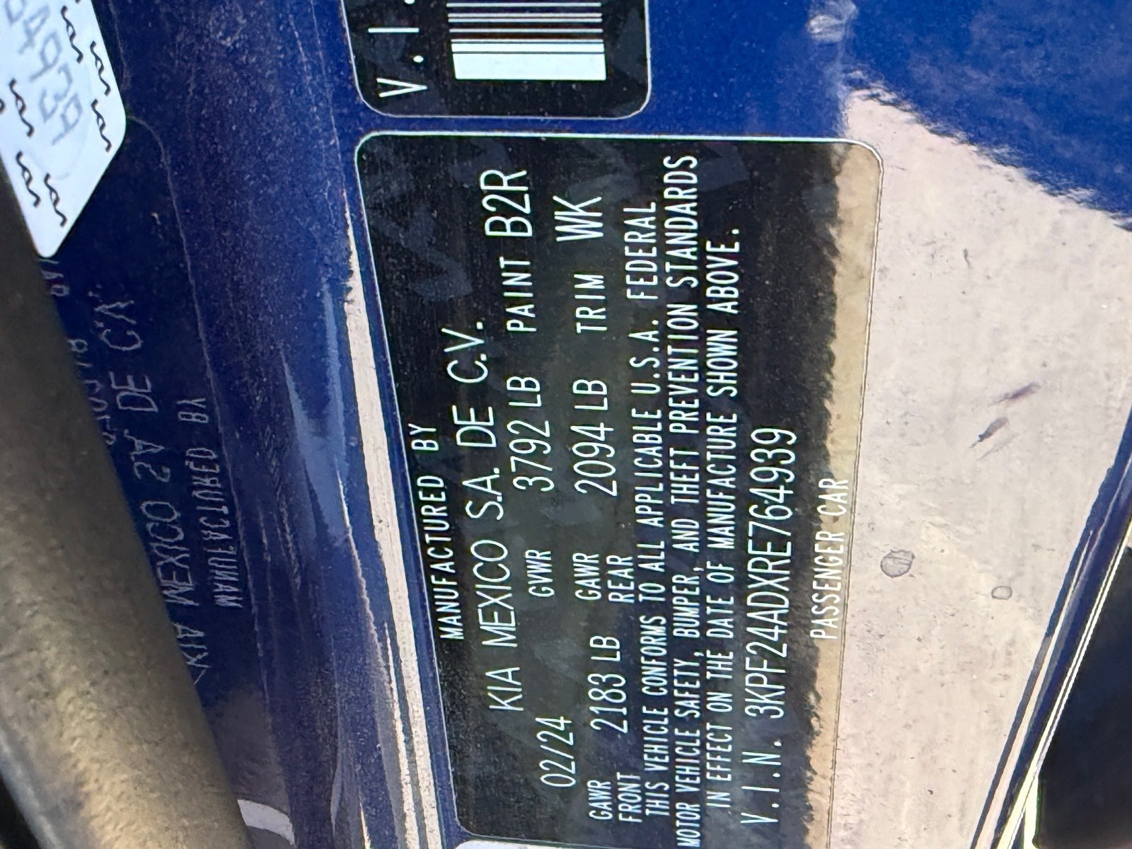 Certified 2024 Kia Forte LXS w/ LXS Technology Package FWD image 12